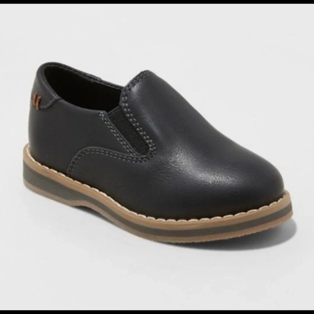 Cat & Jack Boy Neal Loafers Black